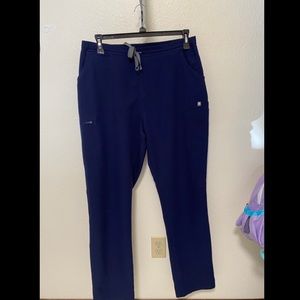 Figs Yola Skinny Scrub Pants, Lg Tall, Navy
